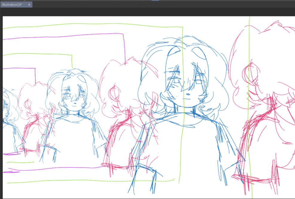 Concept sketch for oc work